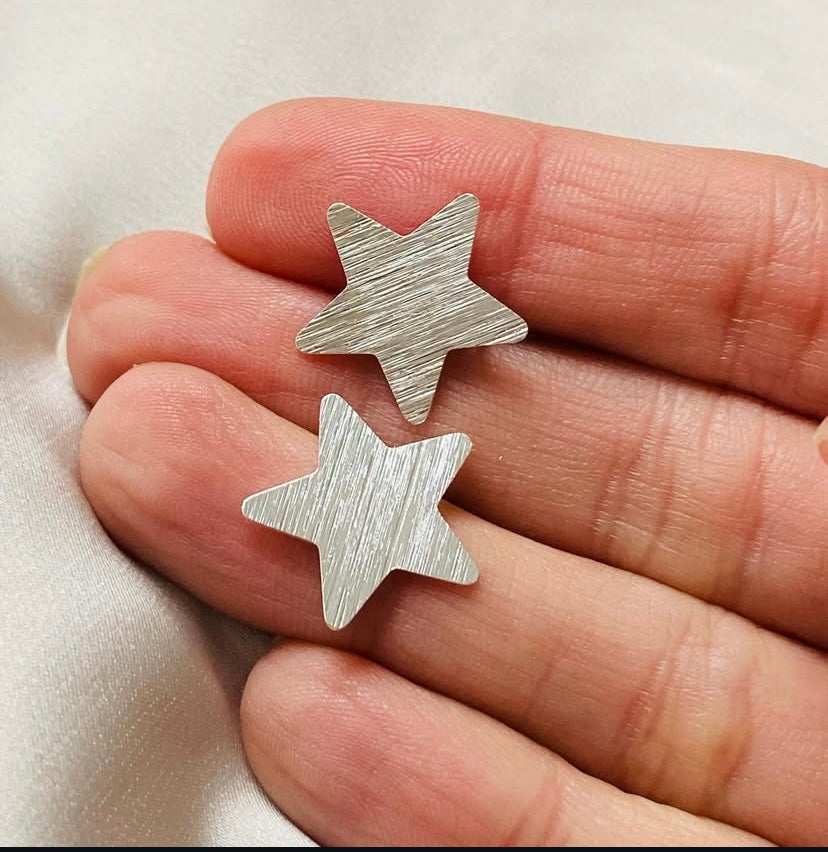 Estrellas topos caladas Silver