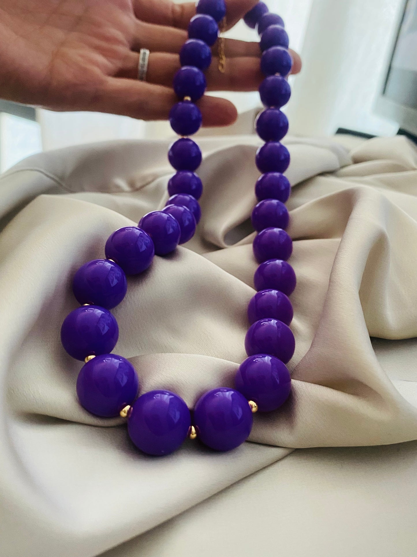 MAXI COLLAR PURPURA
