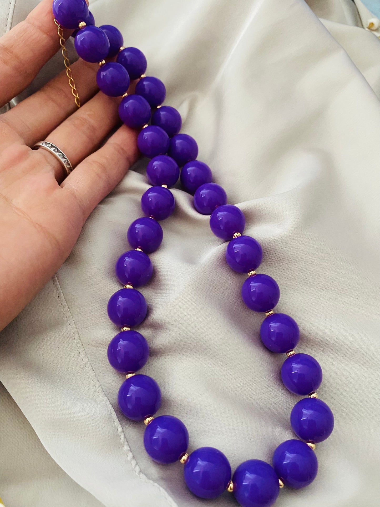 MAXI COLLAR PURPURA