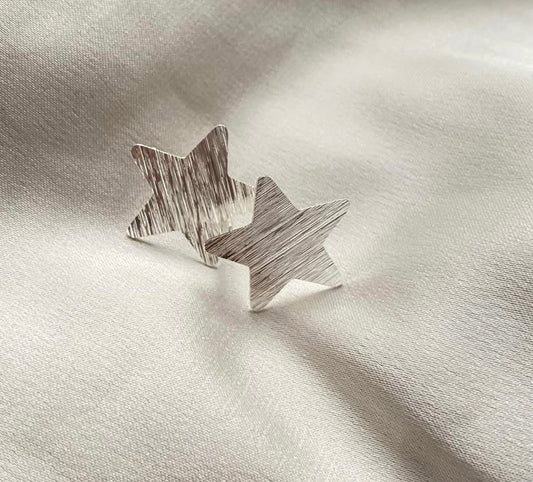 Estrellas topos caladas Silver