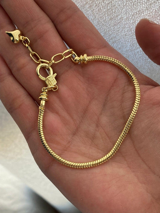 Pulsera charm gold