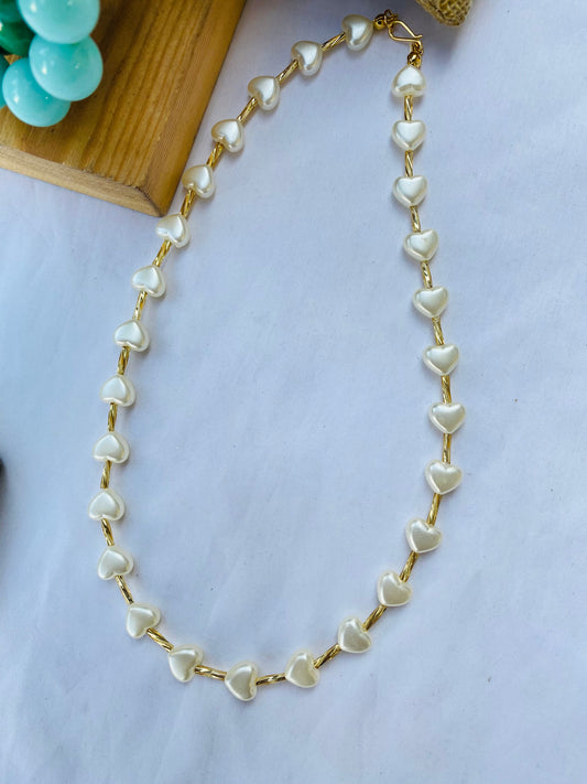 Liv corazones perlados gold